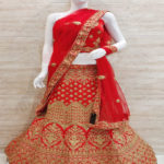 Red Silk Lehenga