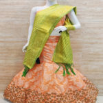 Orange with Green Lehenga