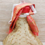 Fabulous Off White Silk Fabric Lehenga Choli